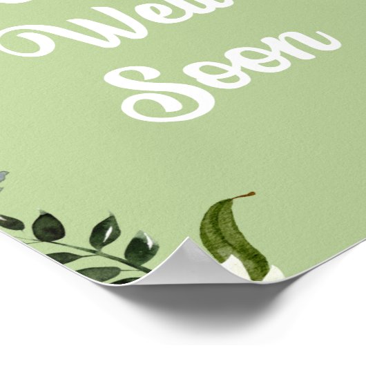 フローラすぐに挨拶の発表ポスター ポスター (角)