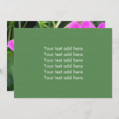 フローラすべてのパーティの招待状 招待状 (正面/裏面)