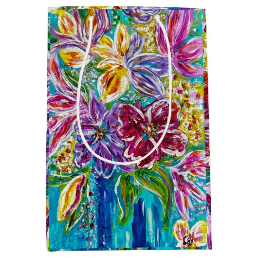 フローラすべての行事抱き枕 ミディアムペーパーバッグ (正面)