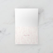 フローラつる植物（ピンク） サンキューカード (内部)