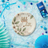 フローラで弱いアヒル ペーパープレート (パーティー)