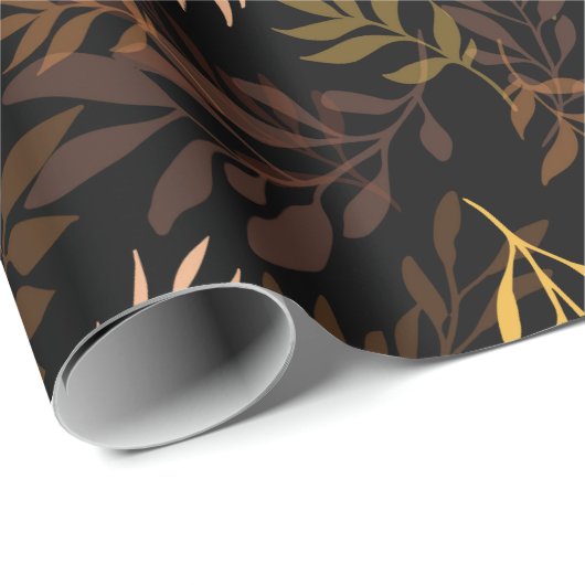 フローラとのシームレス葉なパターンシームレスパット ラッピングペーパー (ロールコーナー)