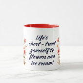 フローラとアイスクリームマグカップ マグカップ (中央)