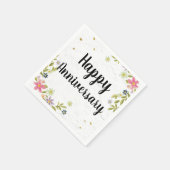 フローラとカラフルハッピーアニバーズ スタンダードカクテルナプキン (角)
