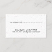 フローラとキス/ゴールデン/金ゴールドブラシ 予約カード (裏面)