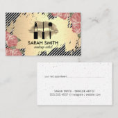 フローラとキス/ゴールデン/金ゴールドブラシ 予約カード (正面/裏面)