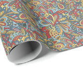 フローラとグラマーのシームレスなパターンファッションかわいい ラッピングペーパー (ロールコーナー)