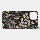 フローラとグラマーのシームレスなパターン夏の色 iPhoneケース (裏面横)