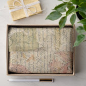 フローラとスクリプトの切り離し紙 薄葉紙 (ギフト)