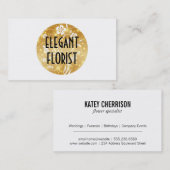 フローラとスパークル 名刺 (正面/裏面)