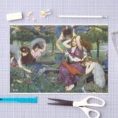 フローラとゼフィアーズ、ジョン・ウィリアム・ウォーターハウス 薄葉紙 (クラフト)