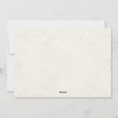 フローラとトナカイ・ベージュメリークリスマスカスタム シーズンカード (裏面)