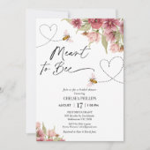 フローラとハートはブライダルシャワー 招待状 (正面)