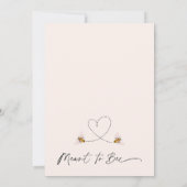 フローラとハートはブライダルシャワー 招待状 (裏面)