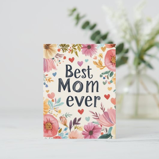 フローラとハートマザーズデイホリデーハガキ シーズンポストカード (スタンド正面)