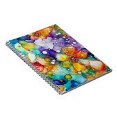 フローラとバブルの抽象芸術 ノートブック (右側)
