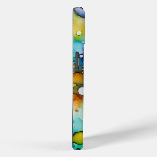 フローラとバブルの抽象芸術 Case-Mate iPhoneケース (裏面 / 右)