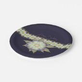 フローラとパターンミックス ペーパープレート (アングル)