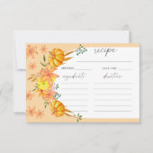 フローラとパンプキンアーチ – レシピカード (正面)