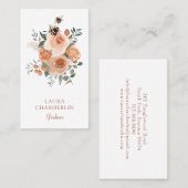 フローラとビーズガーデナー名刺 名刺 (正面/裏面)