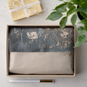 フローラとビーチの風景華美、効果芸術 薄葉紙 (ギフト)