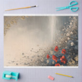 フローラとビーチの風景華美、効果芸術 薄葉紙 (クラフト)