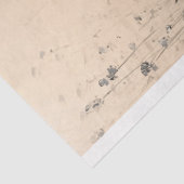 フローラとビーチの風景華美、効果芸術 薄葉紙 (詳細)