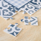 フローラとブルーバタフライティーパーティーパズル ジグソーパズル (側面)