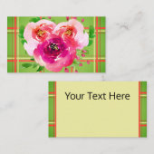 フローラとプレイド 名刺 (正面/裏面)