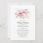 フローラとレース仮想ブライダルシャワー 招待状 (正面)