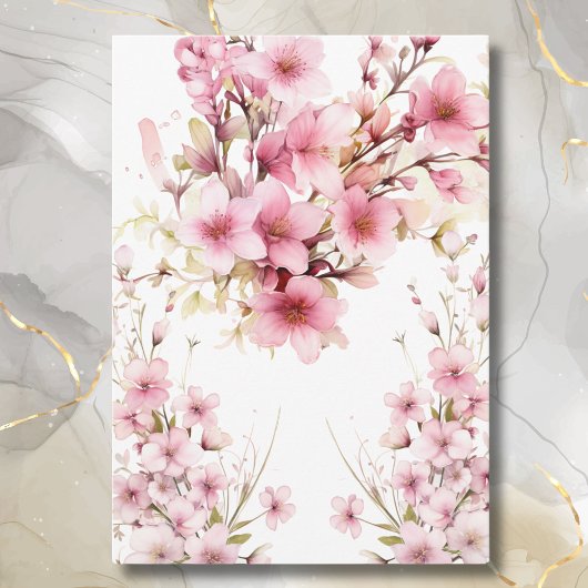 フローラと一緒に行く結婚式招待状 招待状