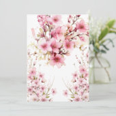 フローラと一緒に行く結婚式招待状 招待状 (スタンド正面)