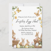 フローラと卵イースターエッグ狩り 招待状 (正面)
