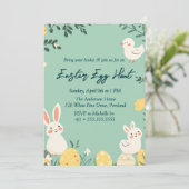 フローラと卵グリーンイースターエッグ狩り 招待状 (スタンド正面)