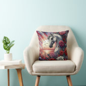 フローラと夕日 クッション (椅子)