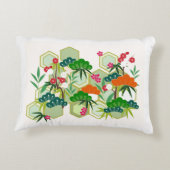 フローラと多肉枕 アクセントクッション (裏面)