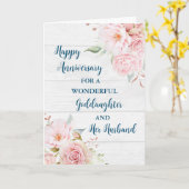 フローラと夫の記念日 カード (黄色い花)