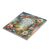 フローラと感動的ヨハネ14:6節 タイル (側面)