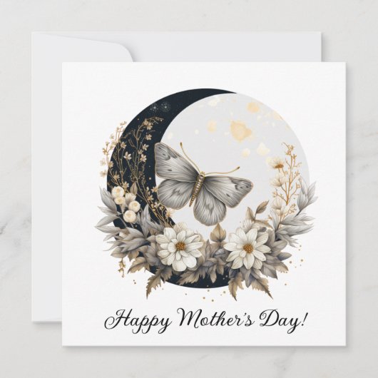 フローラと月の幸せな母の日 シーズンカード (正面)