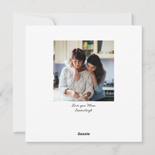 フローラと月の幸せな母の日 シーズンカード (裏面)