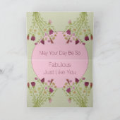 フローラと水玉模様 カード (内部)