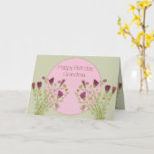 フローラと水玉模様 カード (黄色い花)