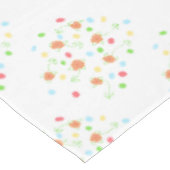 フローラと水玉模様 パターン（の模様が）ある テーブルクロス (アングル)