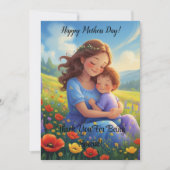 フローラと甘いマザーズのデイカード サンキューカード (正面)