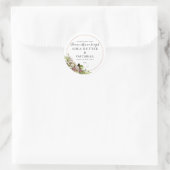 フローラと箔 | Soapステッカー ラウンドシール (バッグ)