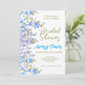フローラと素晴らしいブライダルシャワー 招待状 (スタンド正面)