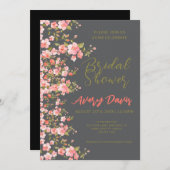 フローラと素晴らしいブライダルシャワー 招待状 (正面/裏面)