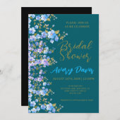 フローラと素晴らしいブライダルシャワー 招待状 (正面/裏面)