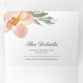 フローラと緑が一挙両招待 三つ折り招待状 (内部最初)