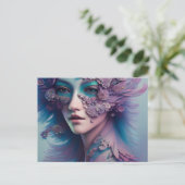 フローラと羽の女 ポストカード (スタンド正面)